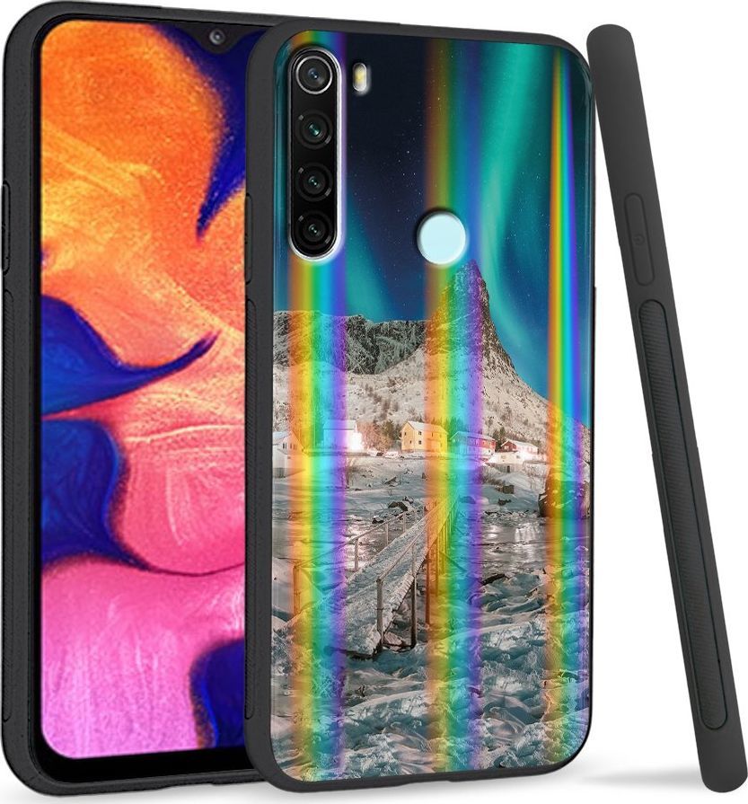 Super Fashion Etui Rainbow Series na Xiaomi Redmi Note 8 Zorza 1