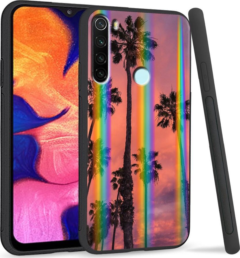 Super Fashion Etui Rainbow Series na Xiaomi Redmi Note 8 Palms 1