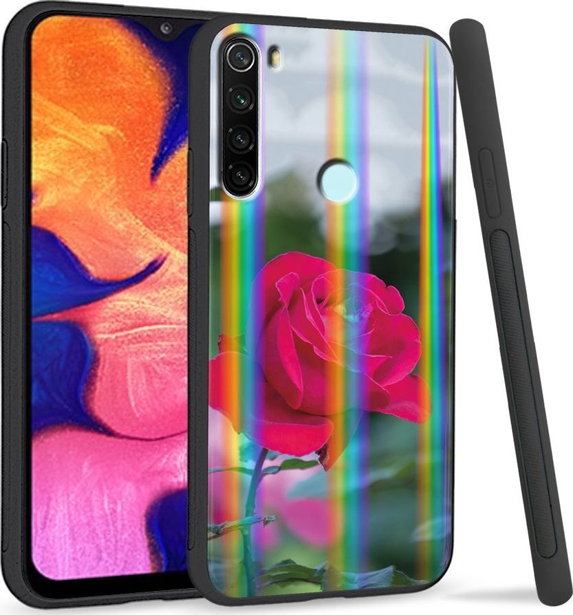 Super Fashion Etui Rainbow Series na Xiaomi Redmi Note 8 Pąk rózy 1