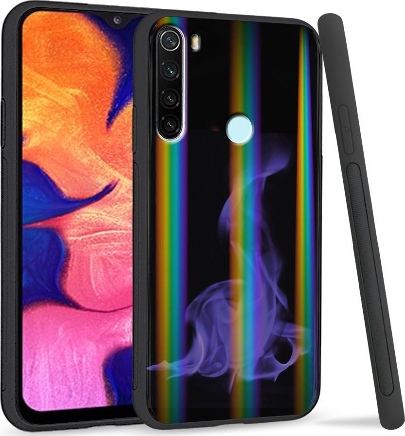 Super Fashion Etui Rainbow Series na Xiaomi Redmi Note 8 Fioletowy dym 1