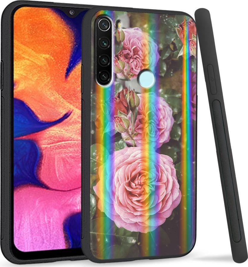 Super Fashion Etui Rainbow Series na Xiaomi Redmi Note 8 Krzew róży 1
