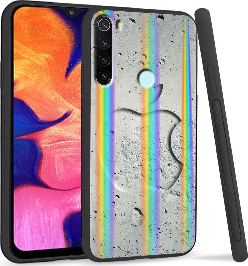 Super Fashion Etui Rainbow Series na Xiaomi Redmi Note 8 Kamienny Apple 1