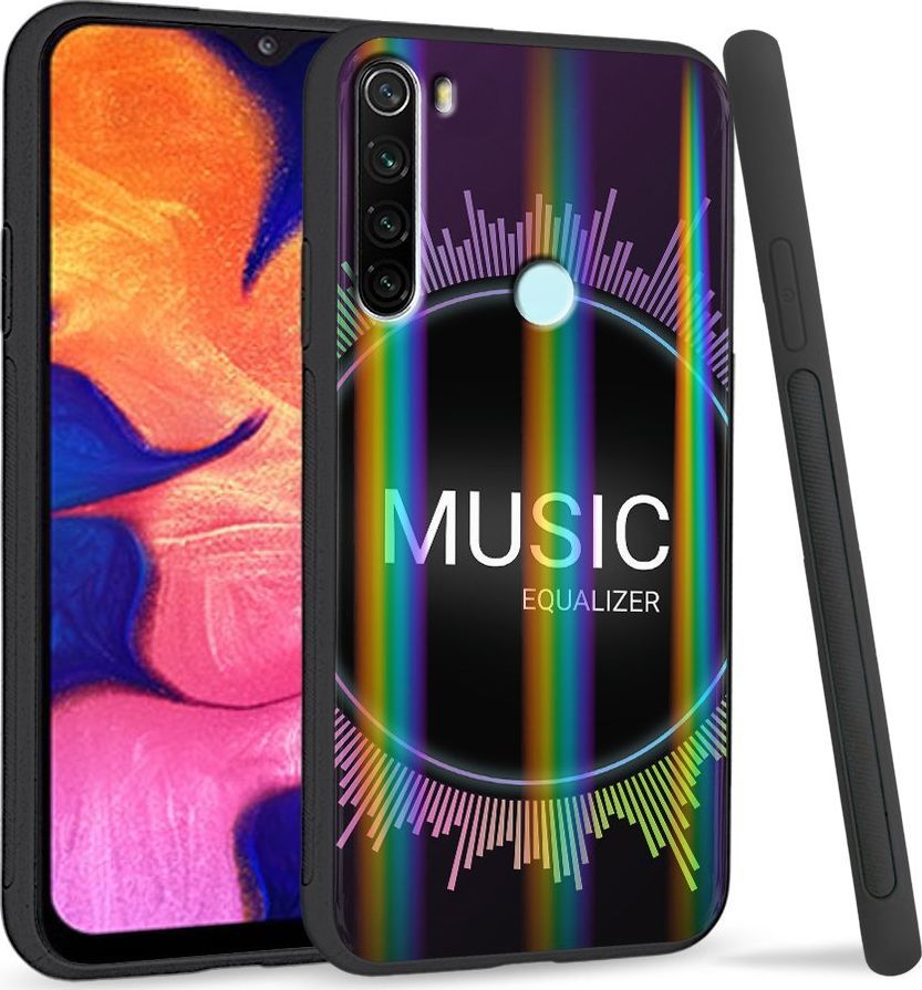 Super Fashion Etui Rainbow Series na Xiaomi Redmi Note 8 Music equalizer 1