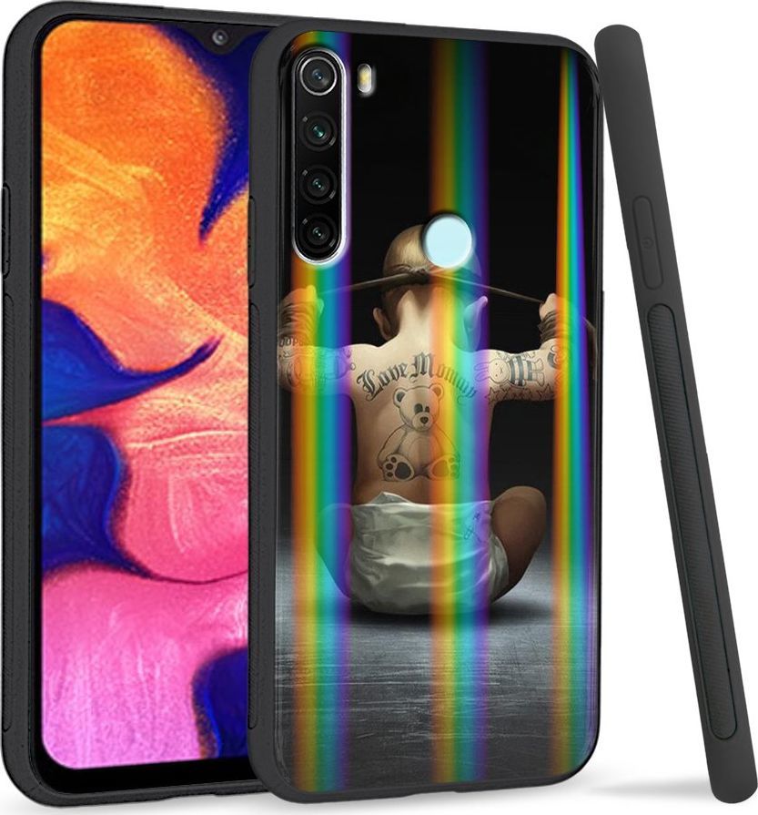 Super Fashion Etui Rainbow Series na Xiaomi Redmi Note 8 Hard Rock Baby 1
