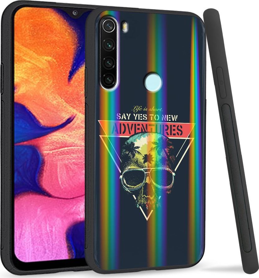 Super Fashion Etui Rainbow Series na Xiaomi Redmi Note 8 życie krótkie 1