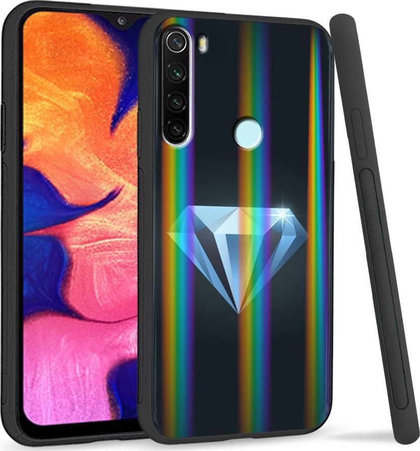Super Fashion Etui Rainbow Series na Xiaomi Redmi Note 8 Diament 1