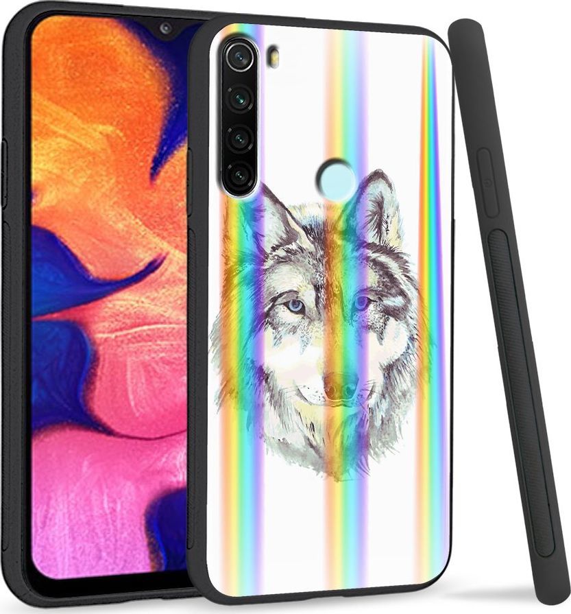 Super Fashion Etui Rainbow Series na Xiaomi Redmi Note 8 Wilk 1