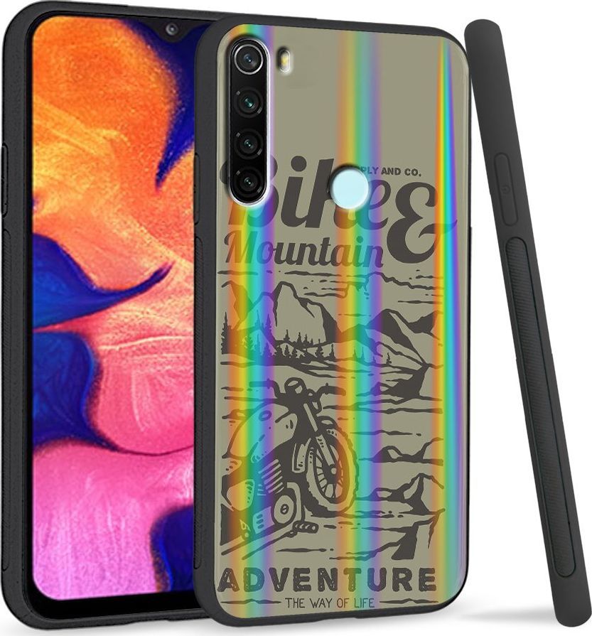 Super Fashion Etui Rainbow Series na Xiaomi Redmi Note 8 Motor w górach 1