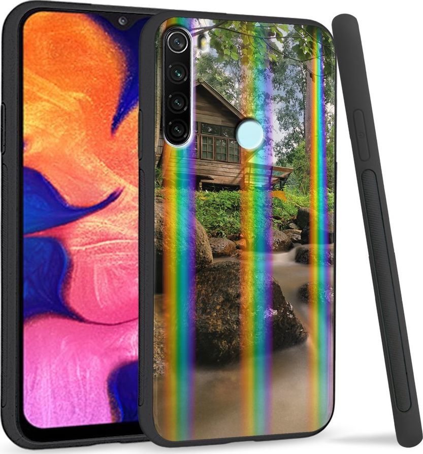 Super Fashion Etui Rainbow Series na Xiaomi Redmi Note 8 Chata w lesie 1