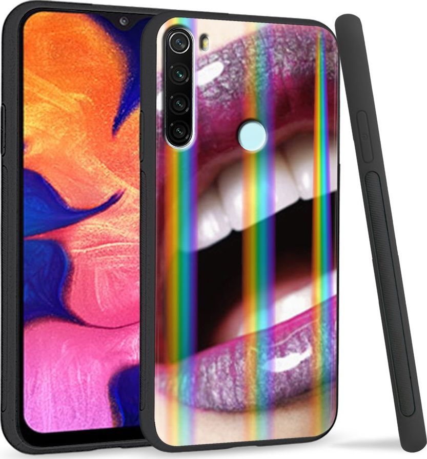 Super Fashion Etui Rainbow Series na Xiaomi Redmi Note 8 Lips 1