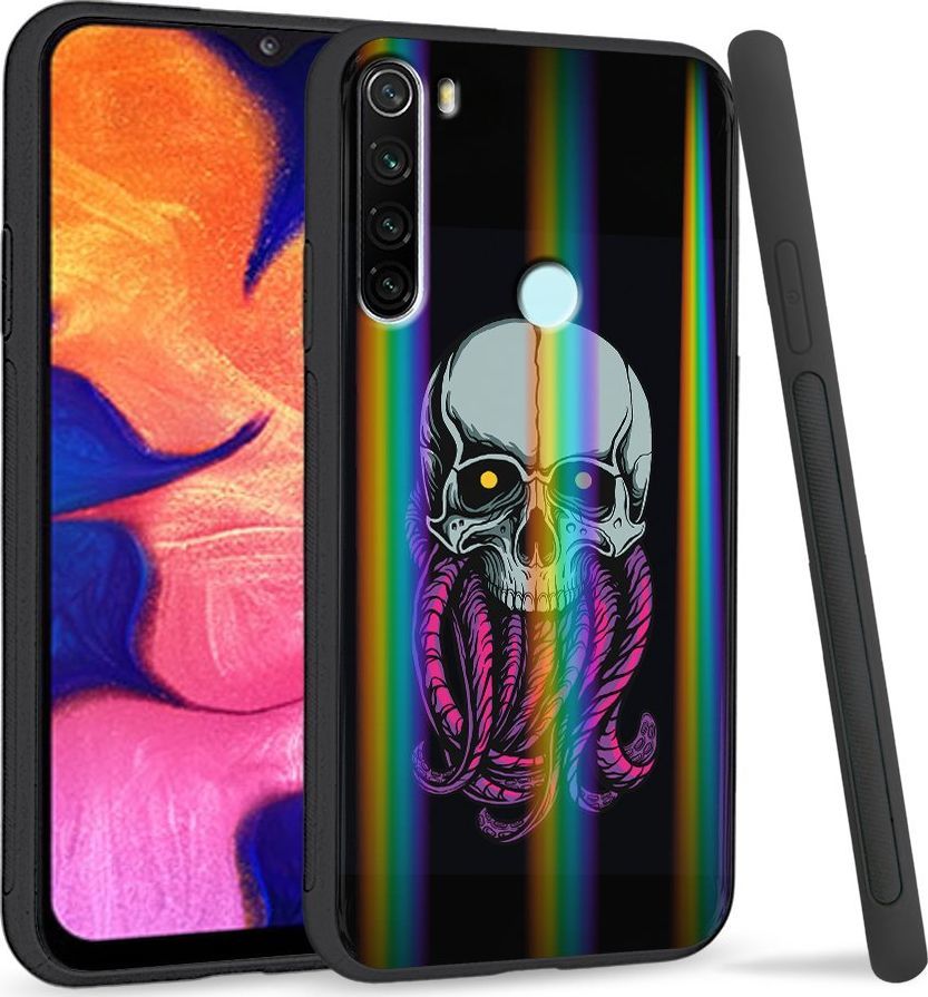 Super Fashion Etui Rainbow Series na Xiaomi Redmi Note 8 Starszna czaska 1