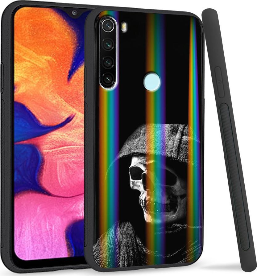 Super Fashion Etui Rainbow Series na Xiaomi Redmi Note 8 Szkieletor 1