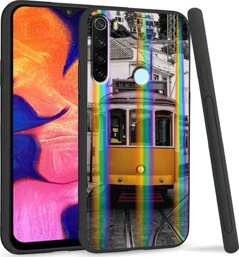 Super Fashion Etui Rainbow Series na Xiaomi Redmi Note 8 Stary tramwaj 1