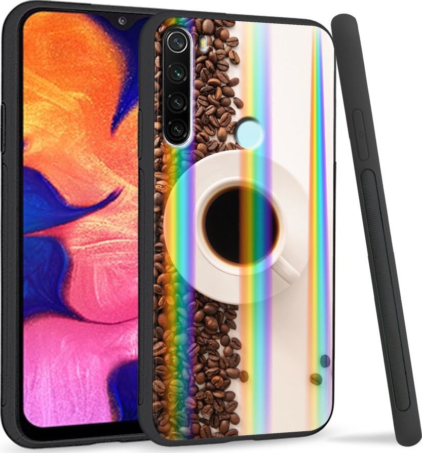 Super Fashion Etui Rainbow Series na Xiaomi Redmi Note 8 Coffee Cup 1