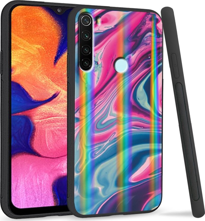 Super Fashion Etui Rainbow Series na Xiaomi Redmi Note 8 Liquid Abstract 1