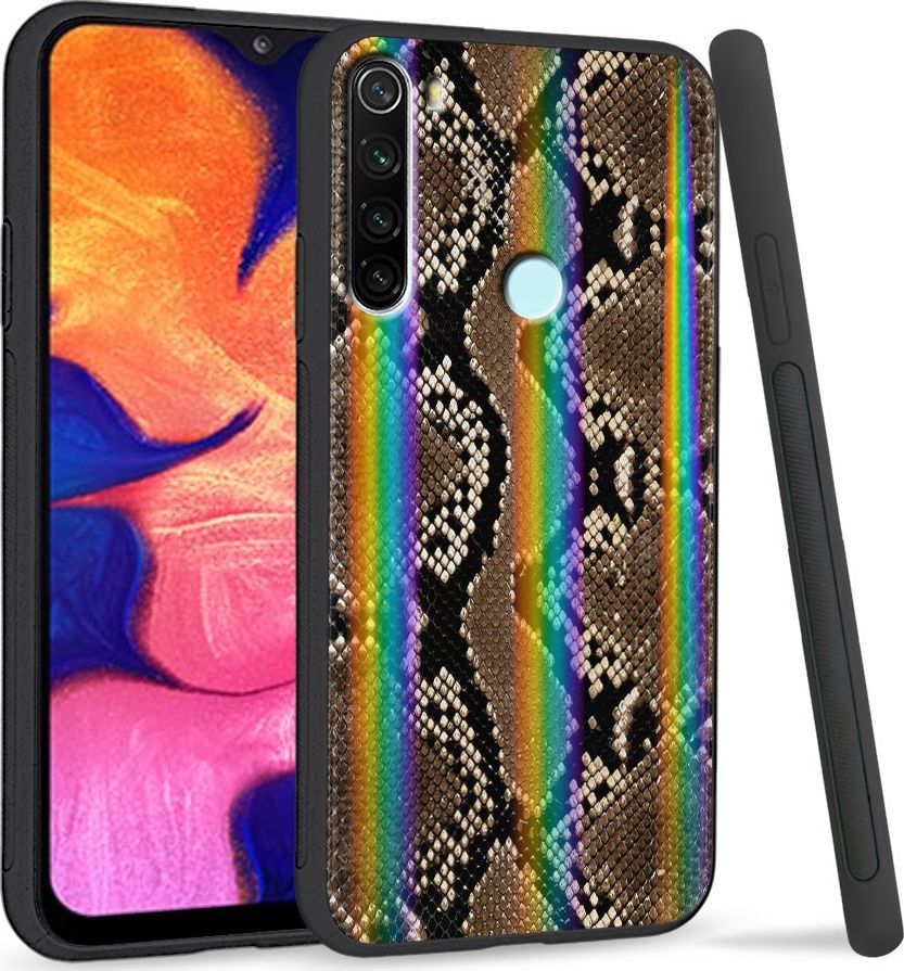 Super Fashion Etui Rainbow Series na Xiaomi Redmi Note 8 Snake's Skin 1