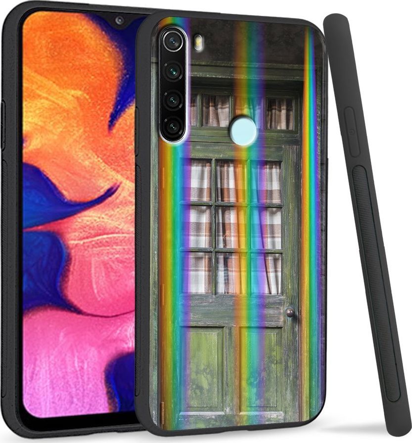 Super Fashion Etui Rainbow Series na Xiaomi Redmi Note 8 Stare drzwi 1