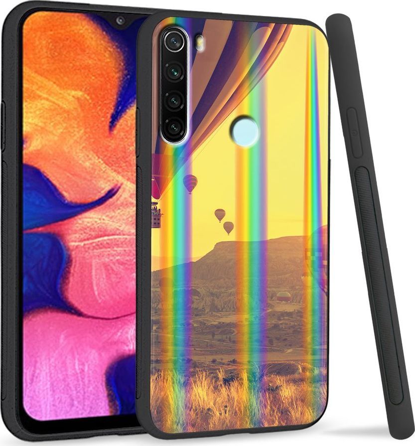 Super Fashion Etui Rainbow Series na Xiaomi Redmi Note 8 Lot balonem 1