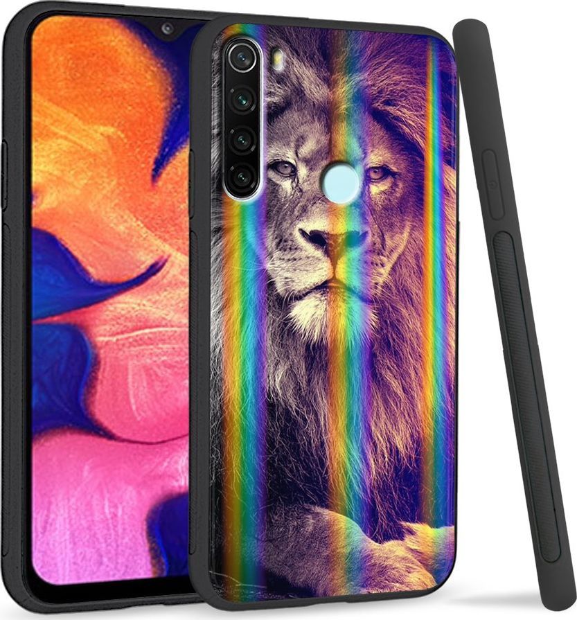 Super Fashion Etui Rainbow Series na Xiaomi Redmi Note 8 Lew 1