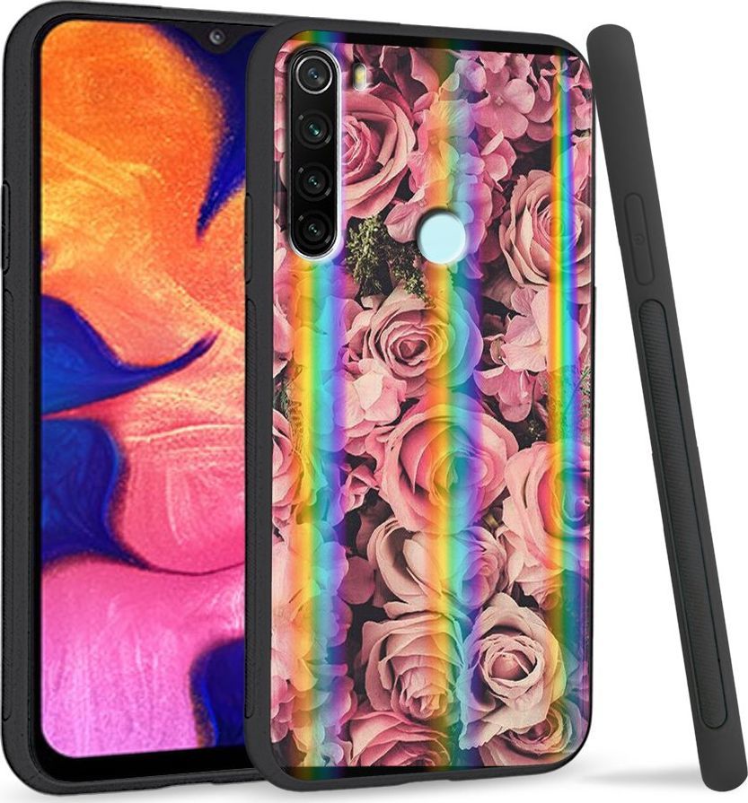 Super Fashion Etui Rainbow Series na Xiaomi Redmi Note 8 Roses 1