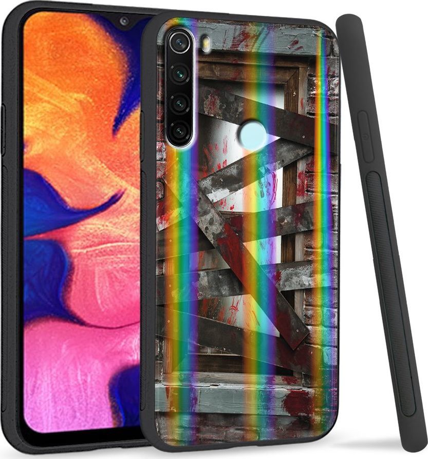 Super Fashion Etui Rainbow Series na Xiaomi Redmi Note 8 Straszny dom 1