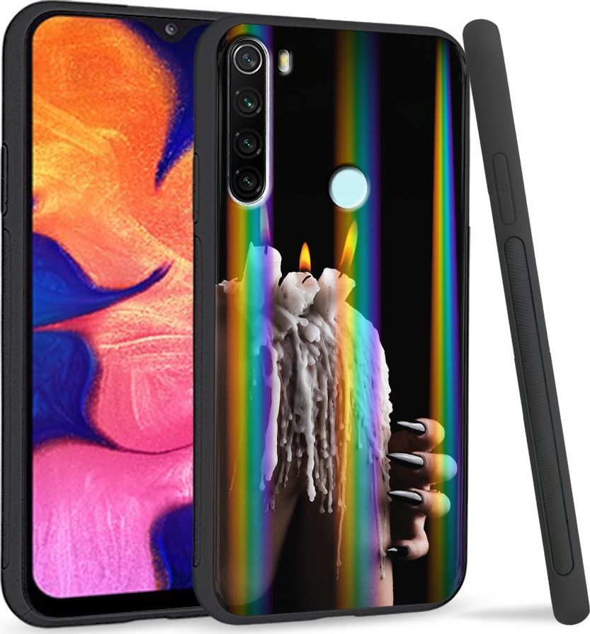Super Fashion Etui Rainbow Series na Xiaomi Redmi Note 8 Wosk 1