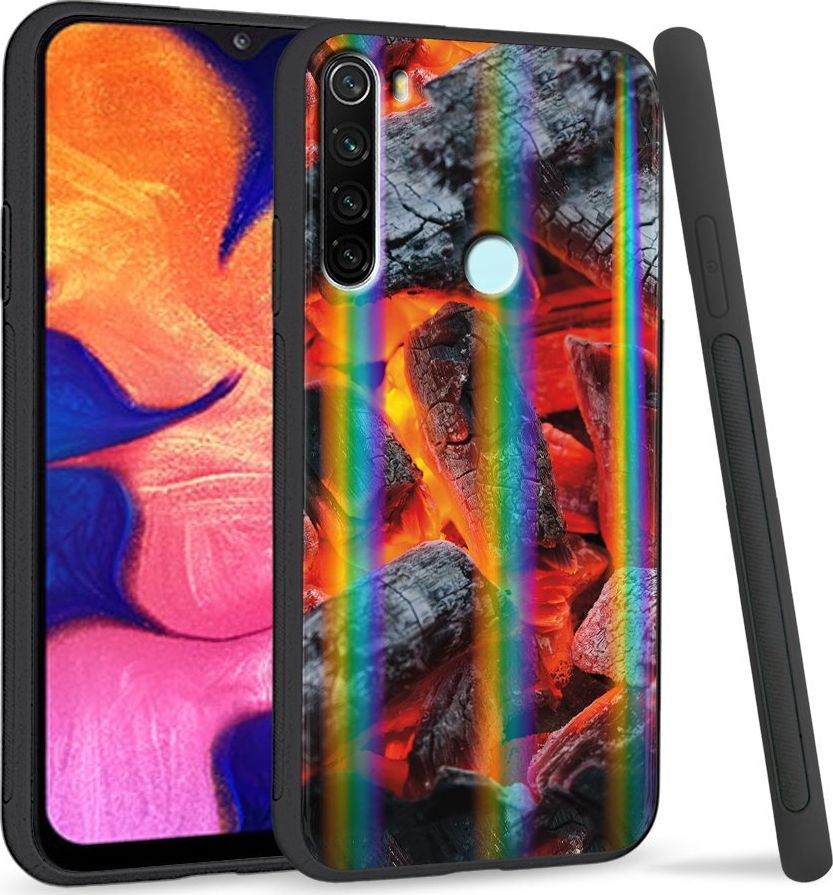 Super Fashion Etui Rainbow Series na Xiaomi Redmi Note 8 Ognisko 1