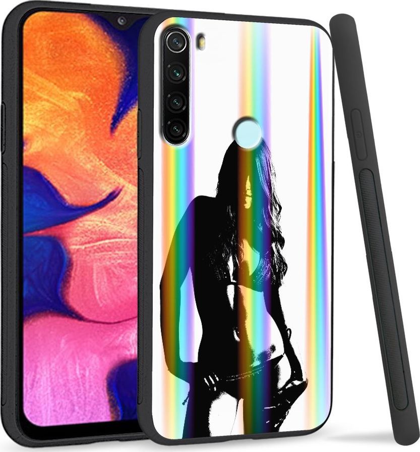 Super Fashion Etui Rainbow Series na Xiaomi Redmi Note 8 Kobieta retro 1