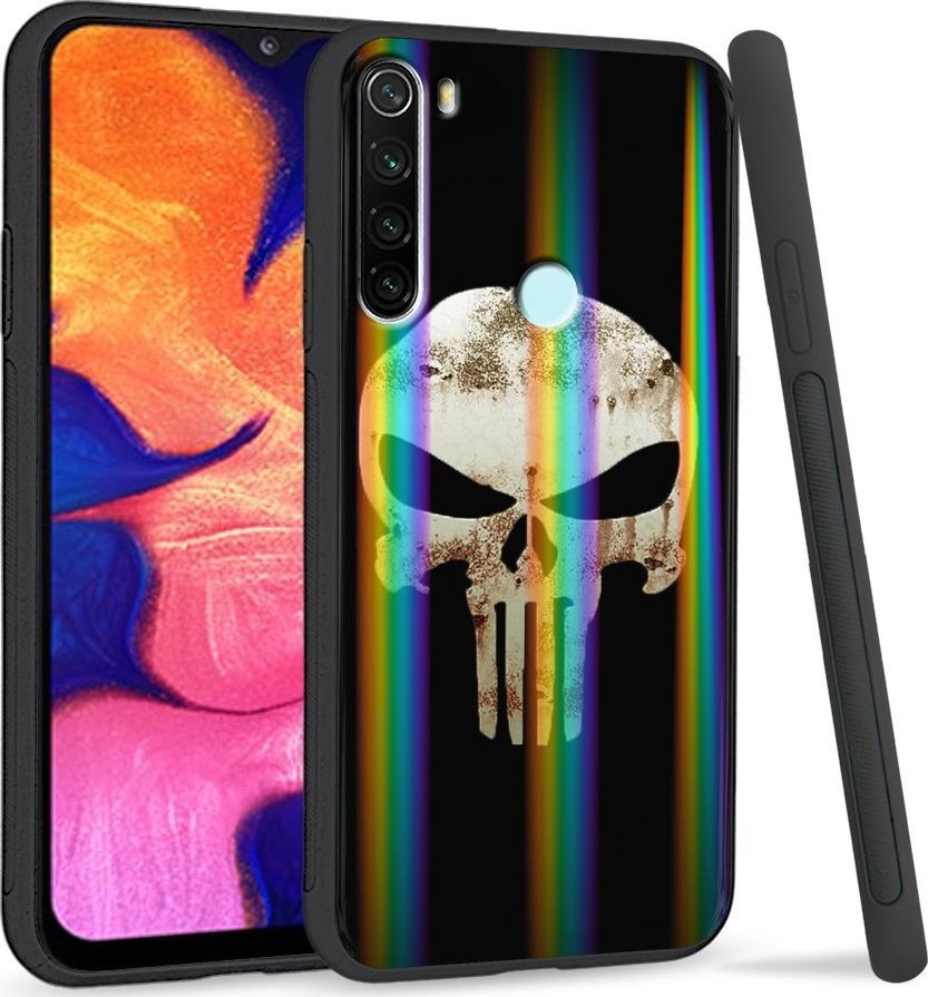 Super Fashion Etui Rainbow Series na Xiaomi Redmi Note 8 Czaszka 1