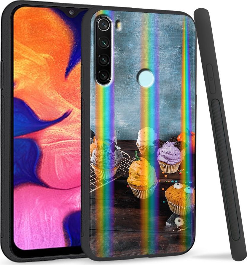 Super Fashion Etui Rainbow Series na Xiaomi Redmi Note 8 Babeczki 1