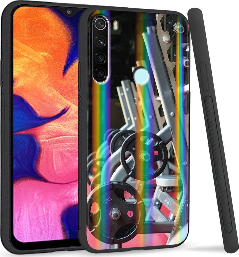 Super Fashion Etui Rainbow Series na Xiaomi Redmi Note 8 Siłownia 1