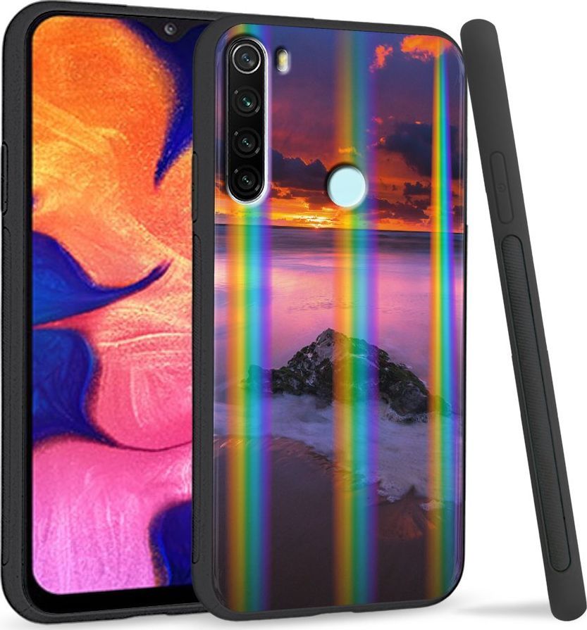 Super Fashion Etui Rainbow Series na Xiaomi Redmi Note 8 Sunset beach 1