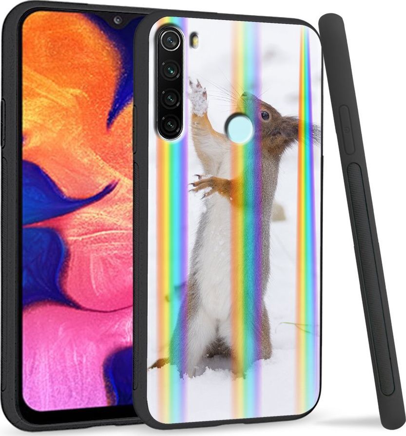 Super Fashion Etui Rainbow Series na Xiaomi Redmi Note 8 Snow squirrel 1