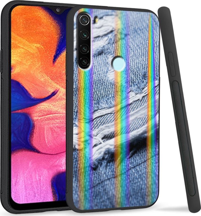 Super Fashion Etui Rainbow Series na Xiaomi Redmi Note 8 Dziury 1