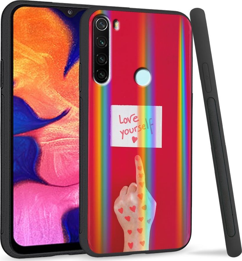 Super Fashion Etui Rainbow Series na Xiaomi Redmi Note 8 Pokochaj siebie 1