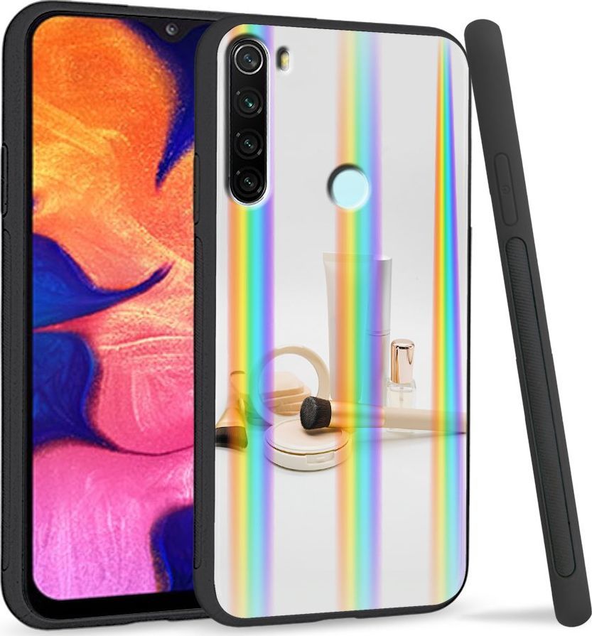 Super Fashion Etui Rainbow Series na Xiaomi Redmi Note 8 Kosmetyki 1