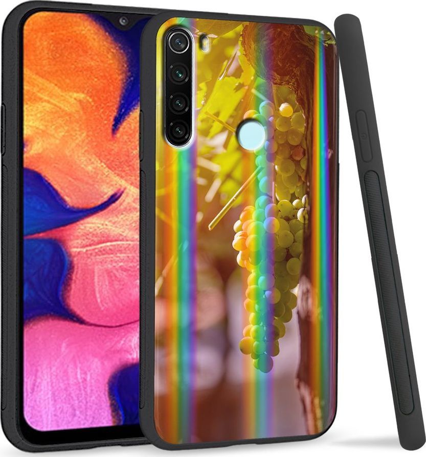 Super Fashion Etui Rainbow Series na Xiaomi Redmi Note 8 Kiść winogron 1