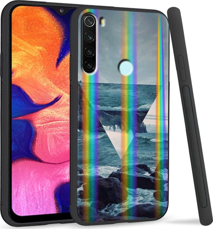 Super Fashion Etui Rainbow Series na Xiaomi Redmi Note 8 Sea Triangle 1