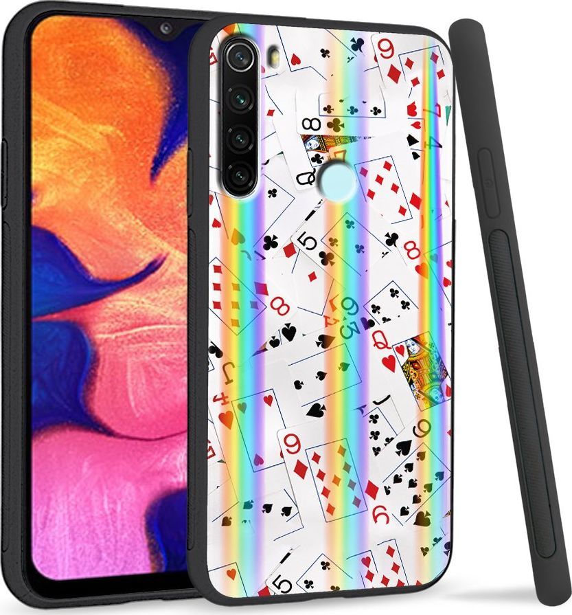 Super Fashion Etui Rainbow Series na Xiaomi Redmi Note 8 Talia kart 1