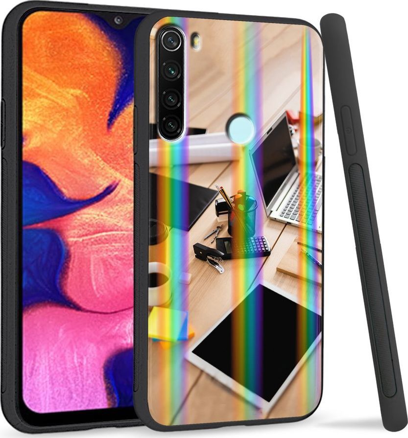Super Fashion Etui Rainbow Series na Xiaomi Redmi Note 8 Lubię moją pracę 1
