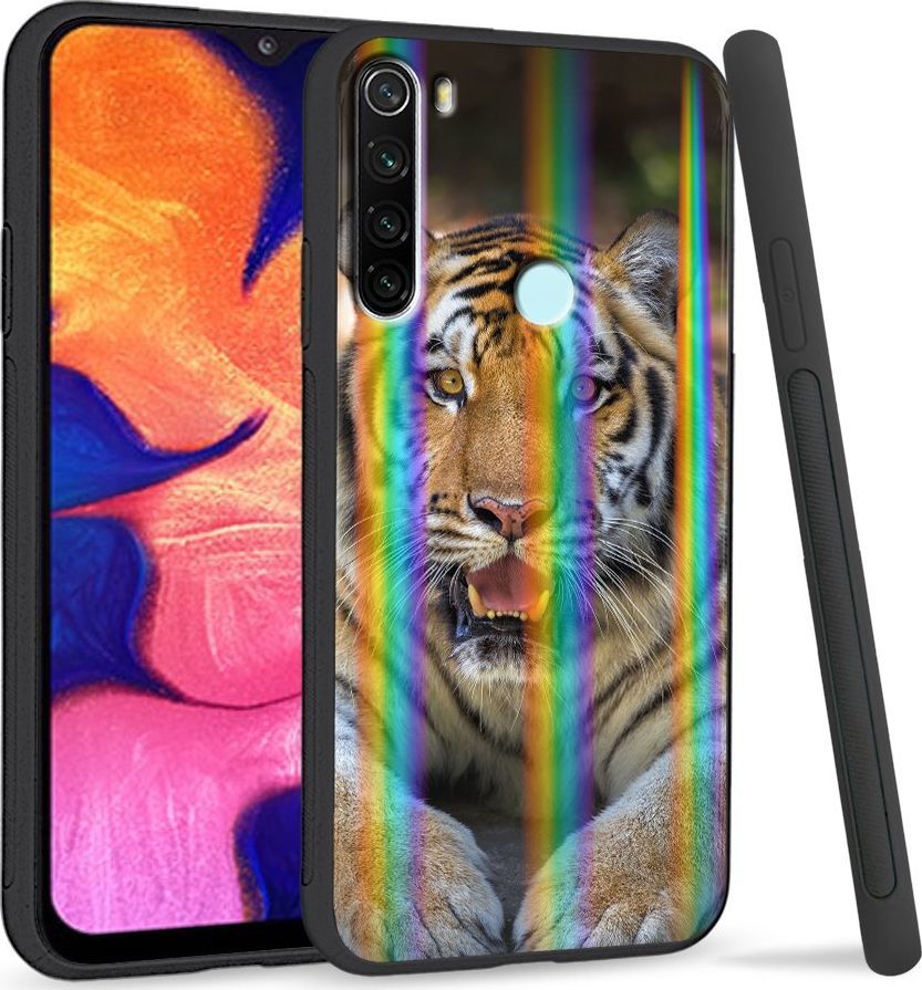 Super Fashion Etui Rainbow Series na Xiaomi Redmi Note 8 Tygrys 1