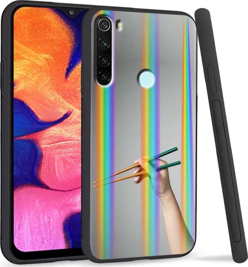 Super Fashion Etui Rainbow Series na Xiaomi Redmi Note 8 Pałeczki 1
