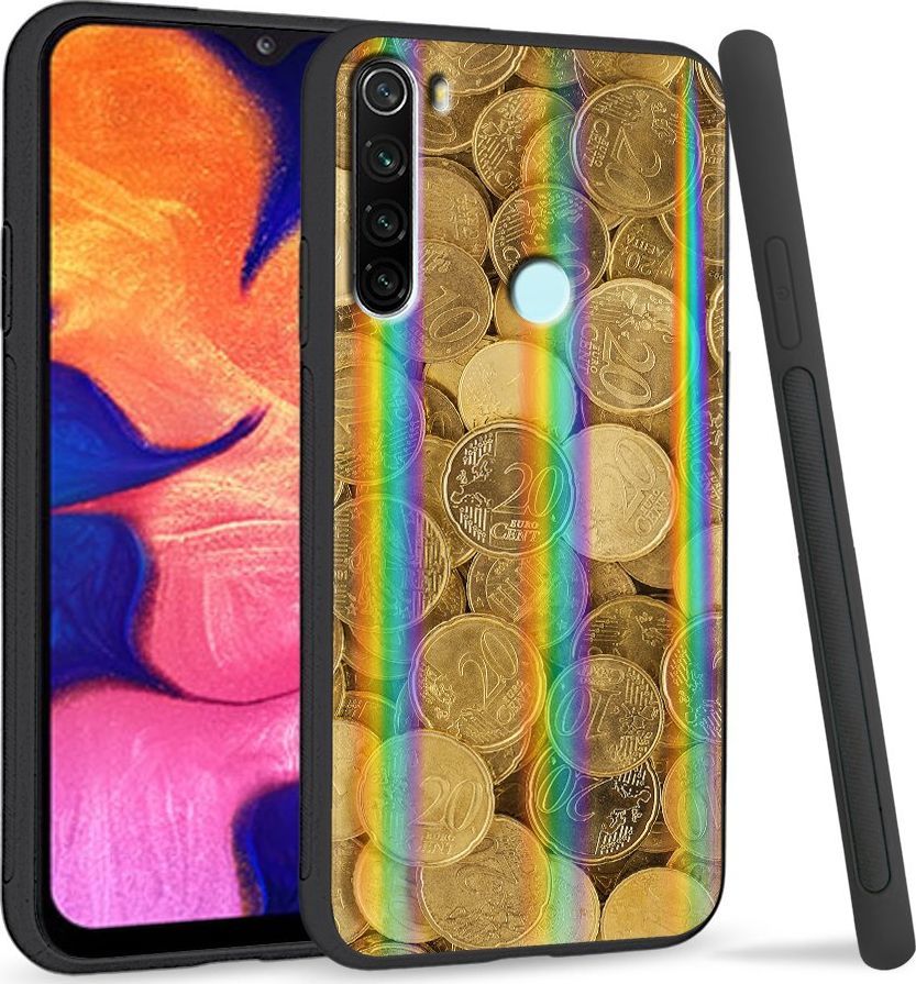 Super Fashion Etui Rainbow Series na Xiaomi Redmi Note 8 Coins 1
