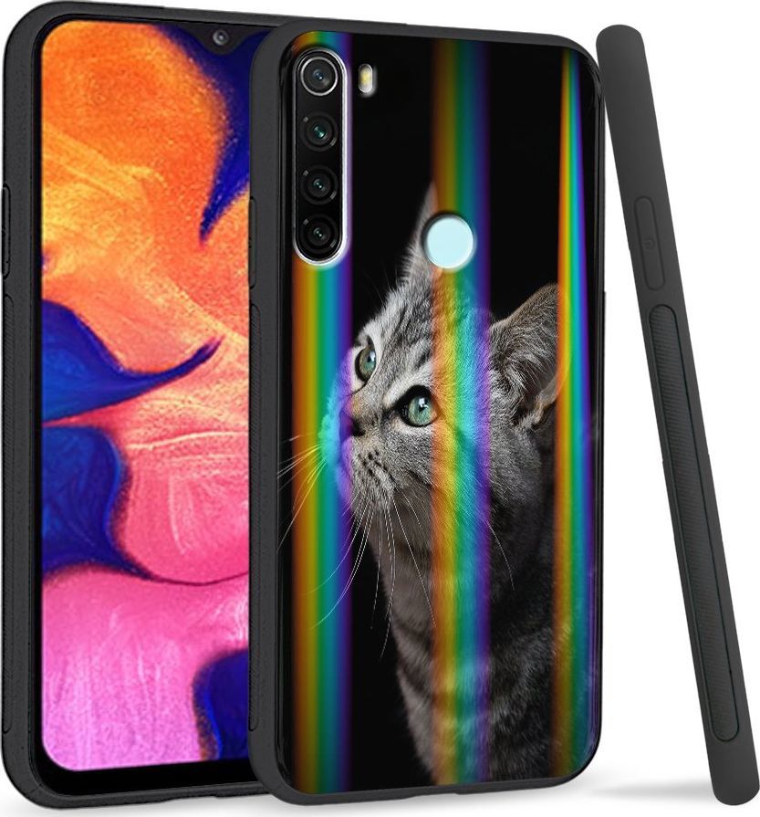 Super Fashion Etui Rainbow Series na Xiaomi Redmi Note 8 My kitty friend 1