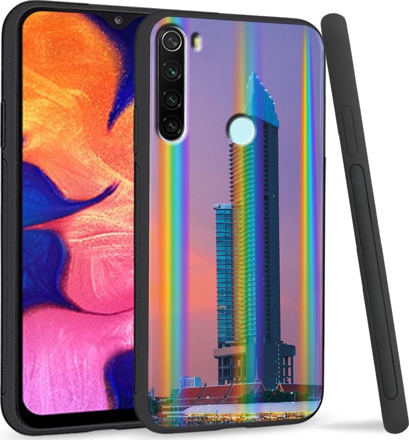 Super Fashion Etui Rainbow Series na Xiaomi Redmi Note 8 Wierzowiec 1
