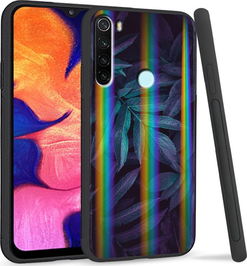 Super Fashion Etui Rainbow Series na Xiaomi Redmi Note 8 Night leaves 1