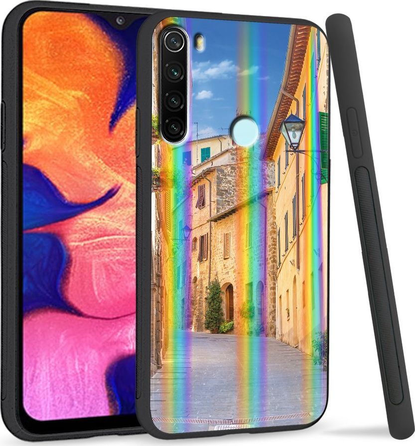 Super Fashion Etui Rainbow Series na Xiaomi Redmi Note 8 Kolory miasta 1
