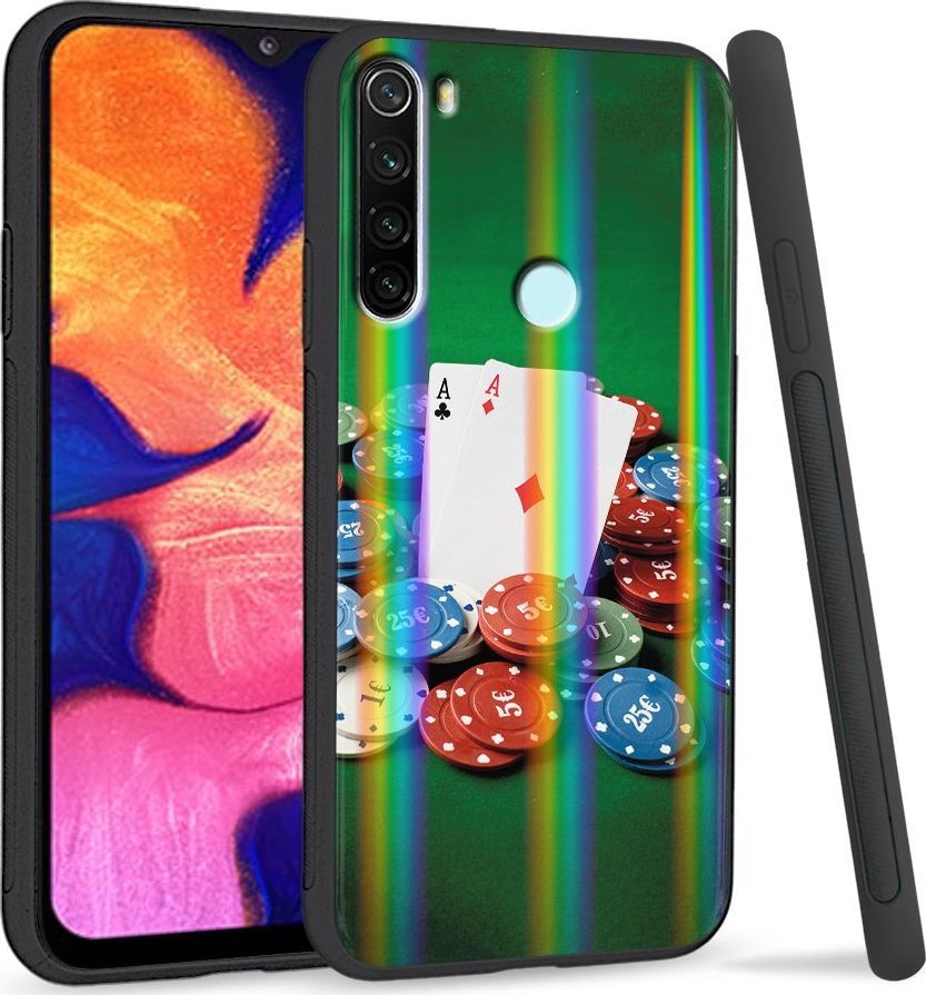 Super Fashion Etui Rainbow Series na Xiaomi Redmi Note 8 Poker 1