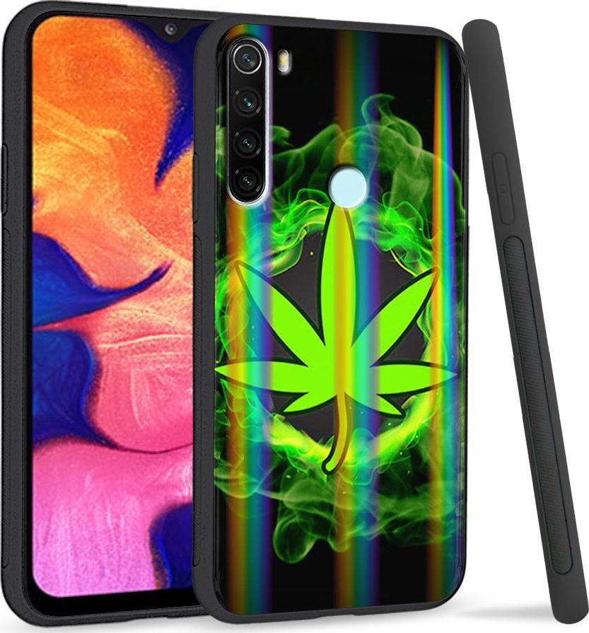 Super Fashion Etui Rainbow Series na Xiaomi Redmi Note 8 Zielone Zioło 1