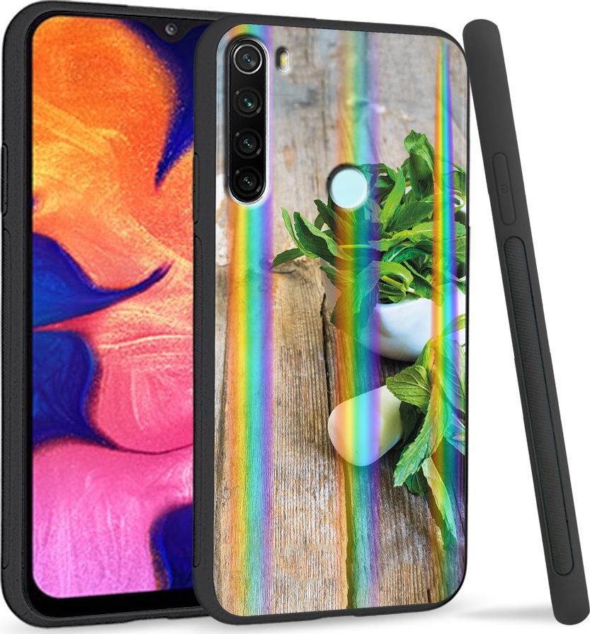 Super Fashion Etui Rainbow Series na Xiaomi Redmi Note 8 Mięta 1